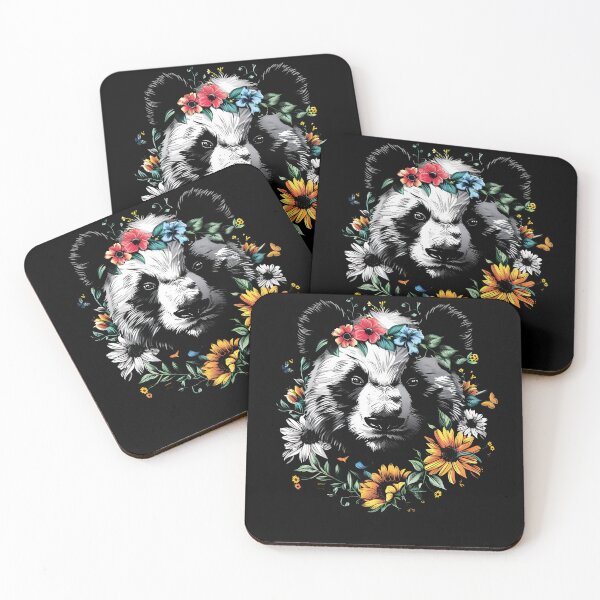 Item preview, Funny Giant Panda Floral Colorful Boys Girls Kids designed and sold by rafaeltto.