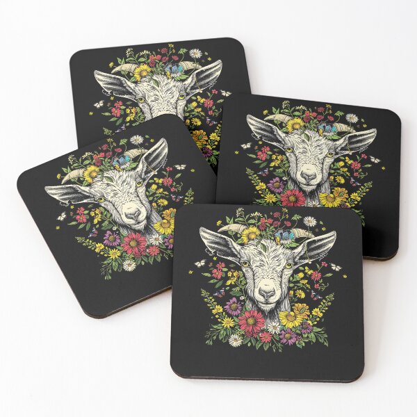 Item preview, Funny Goat Floral Colorful Boys Girls Kids designed and sold by rafaeltto.