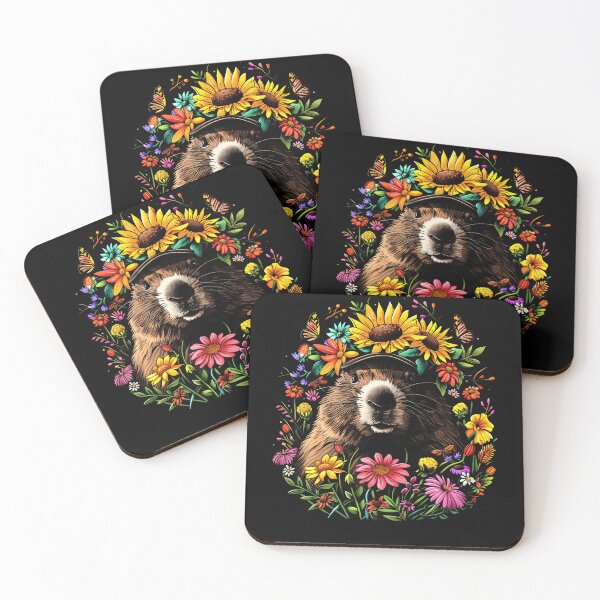 Item preview, Funny Groundhog Floral Colorful Boys Girls Kids designed and sold by rafaeltto.