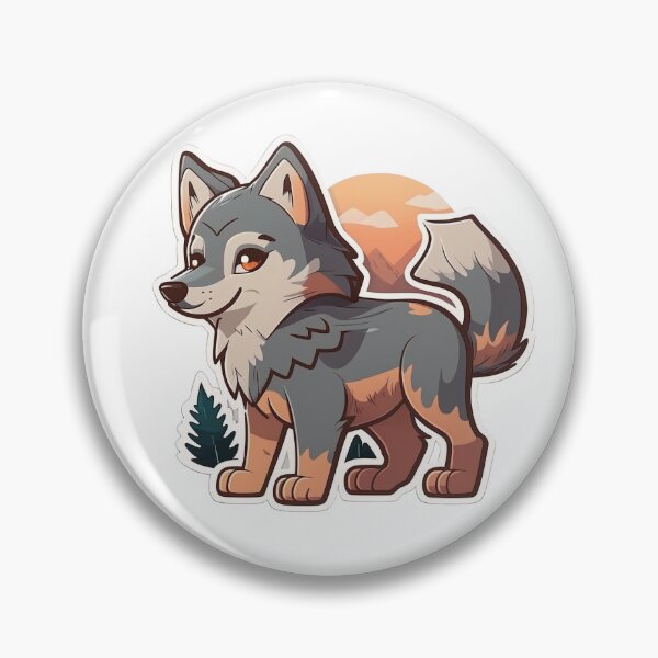Item preview, Wolf Sticker designed and sold by Solace Sparkles.