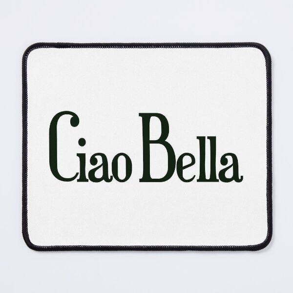 Item preview, Ciao Bella – Italian Lover Minimal Quote Design designed and sold by EmeraldeaArt.