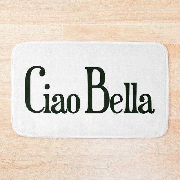 Item preview, Ciao Bella – Italian Lover Minimal Quote Design designed and sold by EmeraldeaArt.