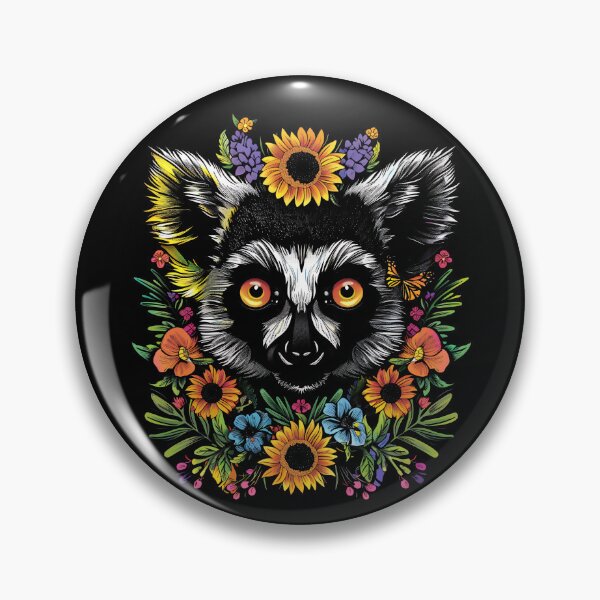 Item preview, Funny Lemur Floral Colorful Boys Girls Kids designed and sold by rafaeltto.