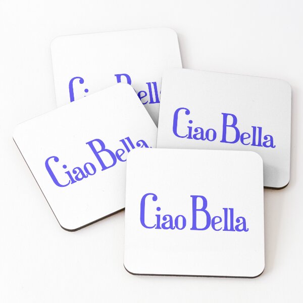 Item preview, Ciao Bella – Italian Lover Minimal Blue Design designed and sold by EmeraldeaArt.