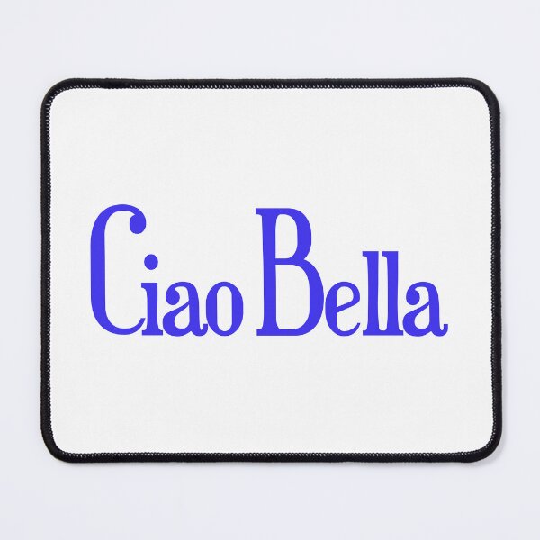 Item preview, Ciao Bella – Italian Lover Minimal Blue Design designed and sold by EmeraldeaArt.
