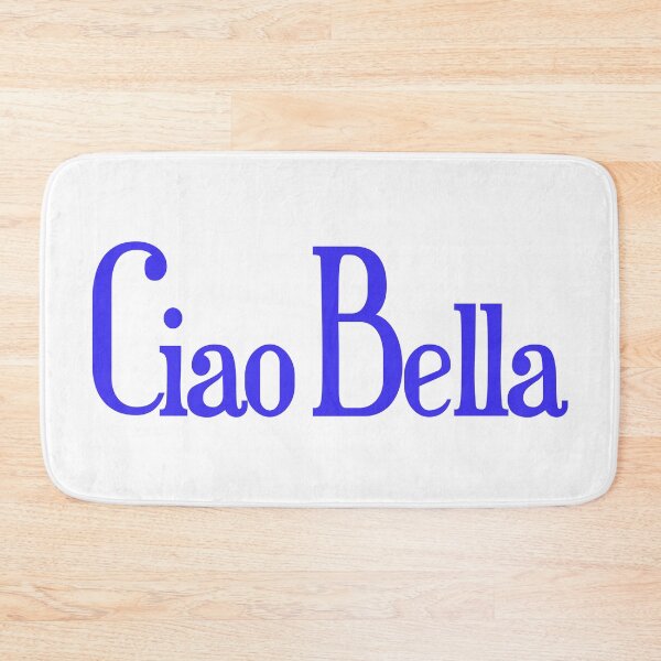 Item preview, Ciao Bella – Italian Lover Minimal Blue Design designed and sold by EmeraldeaArt.