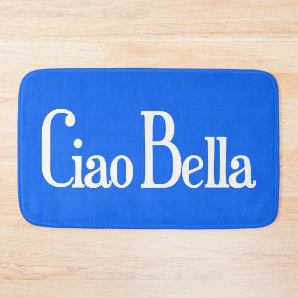 Item preview, Ciao Bella – Italian Lover Minimal white Quote Design designed and sold by EmeraldeaArt.