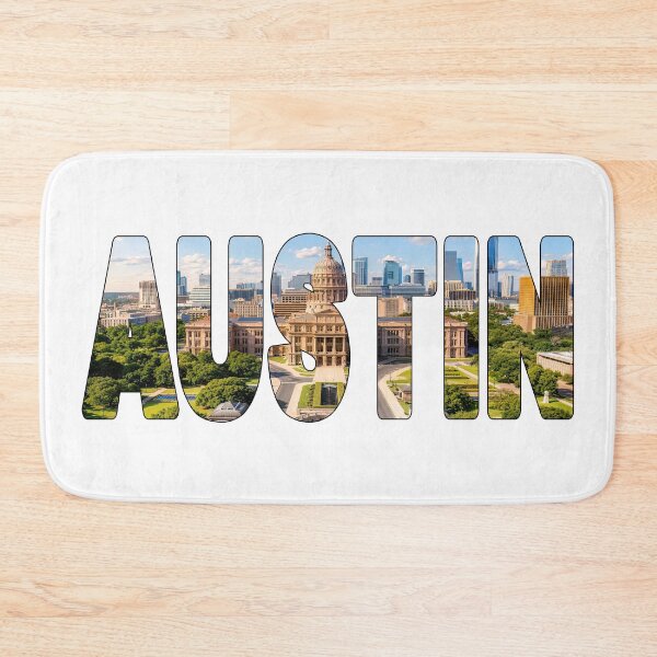 Item preview, AUSTIN - Travis County Texas Capitol Building with Downtown Behind designed and sold by Adam Gormley.