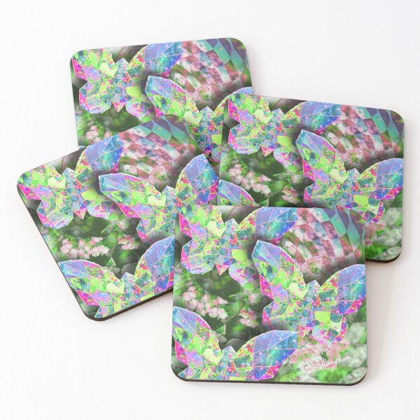 Item preview, Iridescent Butterfly Collage – Holographic Pop Art designed and sold by bewitchedcuties.