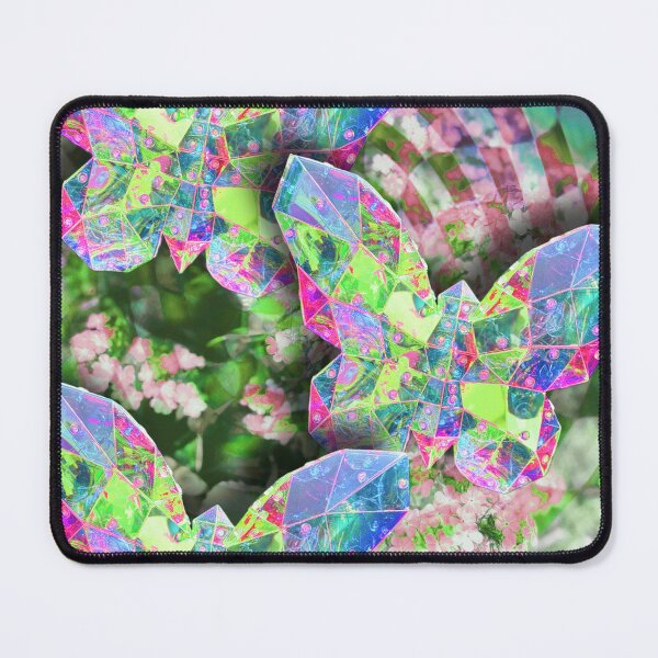 Item preview, Iridescent Butterfly Collage – Holographic Pop Art designed and sold by bewitchedcuties.