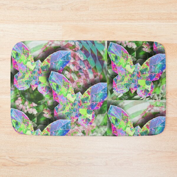 Item preview, Iridescent Butterfly Collage – Holographic Pop Art designed and sold by bewitchedcuties.