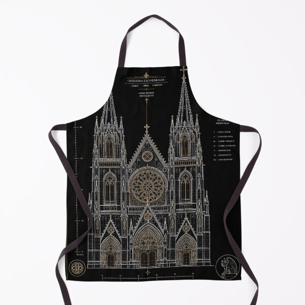 Item preview, Gothic Cathedral Architectural Blueprint Drawing designed and sold by rygenr8.