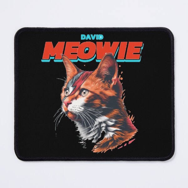 Item preview, David Meowie Funny Rock Star Cat Tribute designed and sold by GenZFashion000.