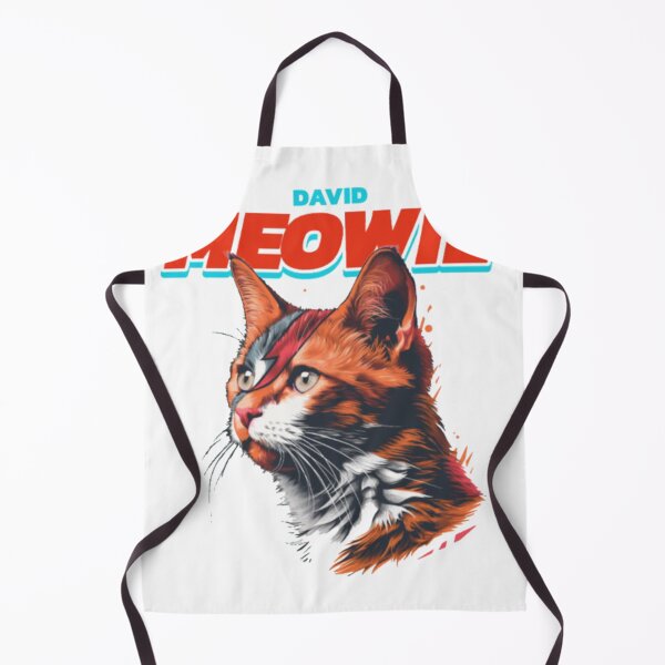 Item preview, David Meowie Funny Rock Star Cat Tribute designed and sold by GenZFashion000.