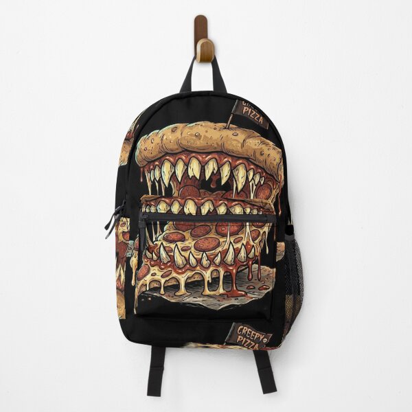 Item preview, Creepy Pizza — Terrifying Cartoon-Style Pizza designed and sold by David Mateo ArtWorks.