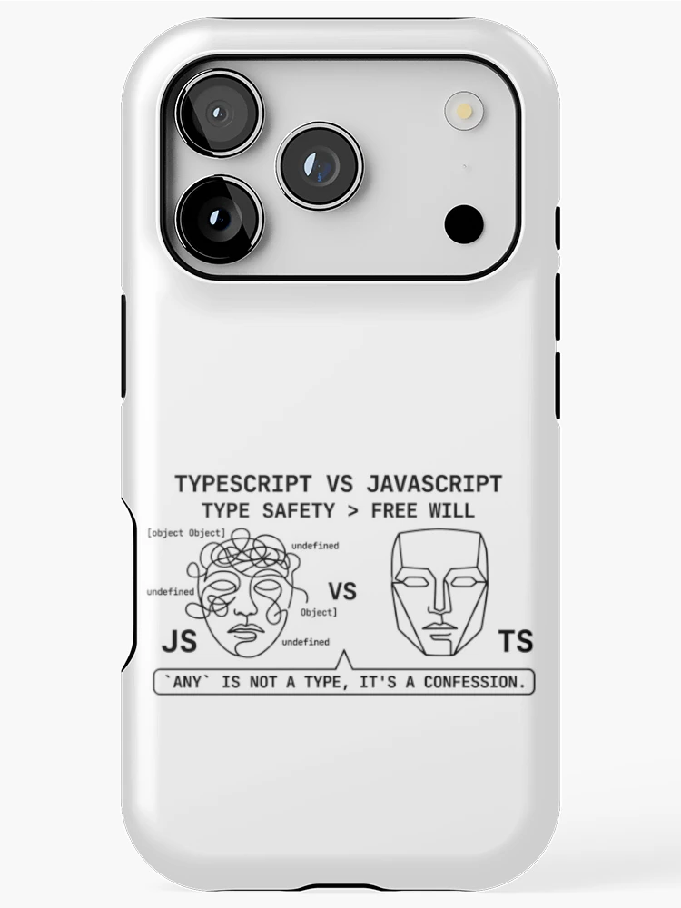 Thumbnail 1 of 4, iPhone Case, TypeScript vs. JavaScript designed and sold by YOU SHOP NOW.