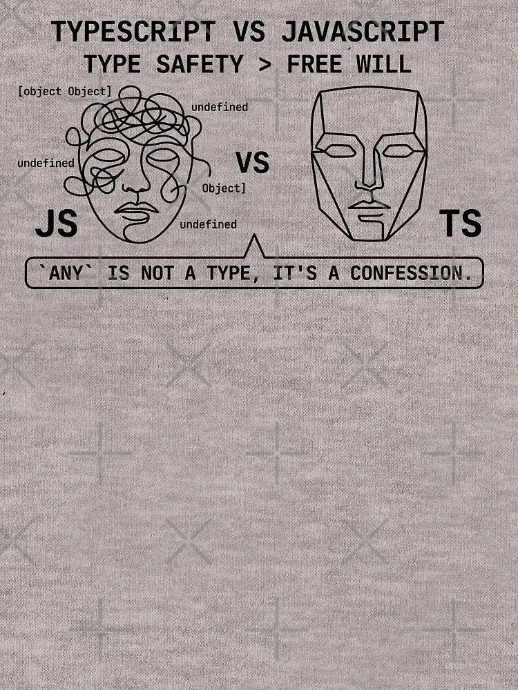 Thumbnail 6 von 6, Leichter Hoodie, TypeScript vs. JavaScript designt und verkauft von YOU SHOP NOW.