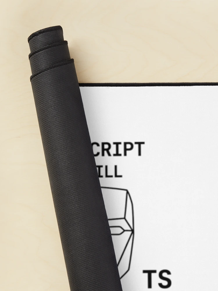 Thumbnail 2 of 5, Mouse Pad, TypeScript vs. JavaScript designed and sold by YOU SHOP NOW.