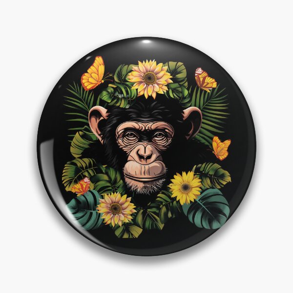 Item preview, Funny Monkey Floral Colorful Boys Girls Kids designed and sold by rafaeltto.