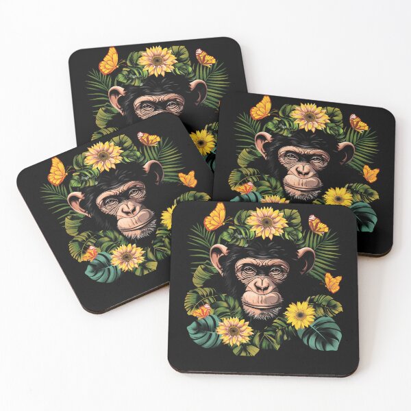Item preview, Funny Monkey Floral Colorful Boys Girls Kids designed and sold by rafaeltto.