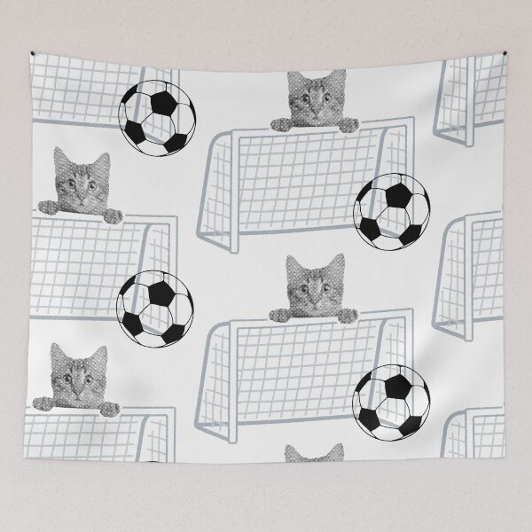 Artikelvorschau, Fußballkatze entworfen und verkauft von Kinkalow.