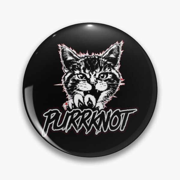Item preview, Purrknot Funny Heavy Metal Cat Parody designed and sold by GenZFashion000.