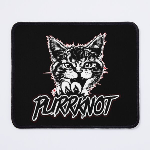 Item preview, Purrknot Funny Heavy Metal Cat Parody designed and sold by GenZFashion000.