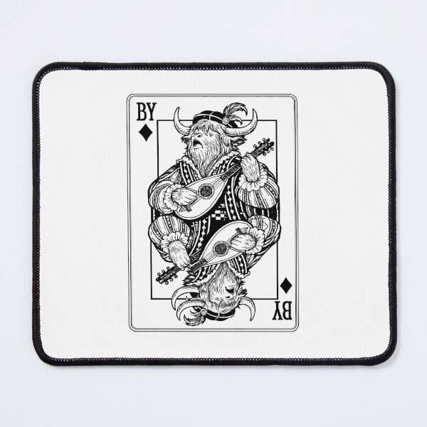 Item preview, Bard Yak Card (white shirt version) designed and sold by Fretpound Forge.