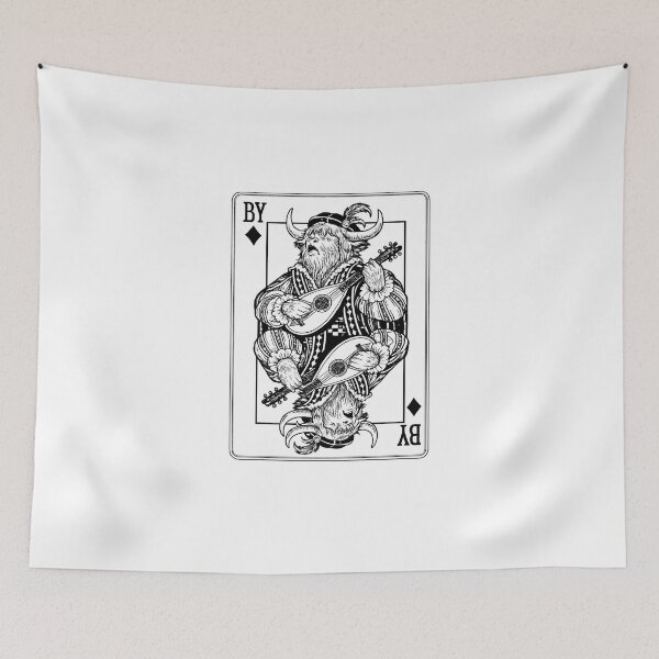 Item preview, Bard Yak Card (white shirt version) designed and sold by Fretpound Forge.