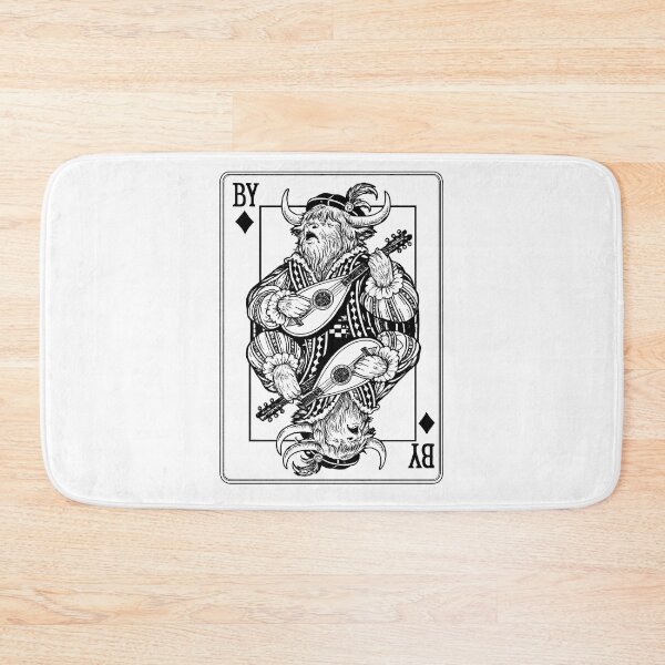 Item preview, Bard Yak Card (white shirt version) designed and sold by Fretpound Forge.