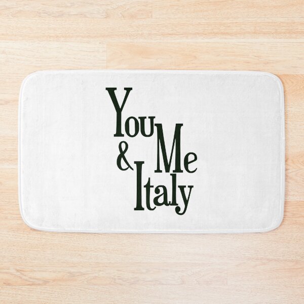 Item preview, You Me and Italy – Romantic Italy Lover Typography Design designed and sold by EmeraldeaArt.