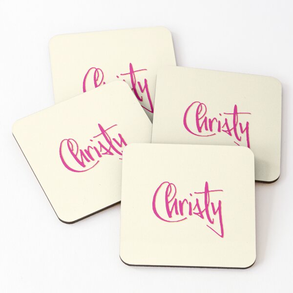 Item preview, CHRISTY personalized type design designed and sold by CharlottePlaceArt.