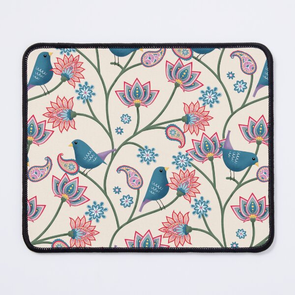 Item preview, Modern Folk Chintz Garden - ivory designed and sold by CarolineRowland.