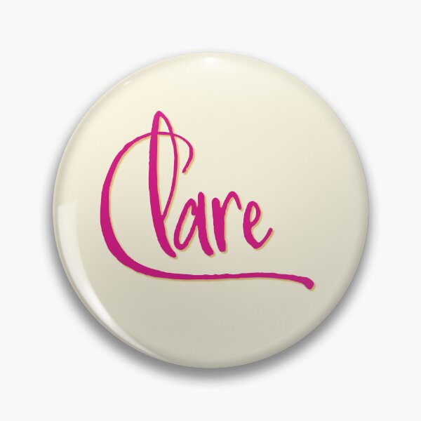 Artikelvorschau, CLARE personalisiertes Schriftdesign entworfen und verkauft von CharlottePlaceArt.