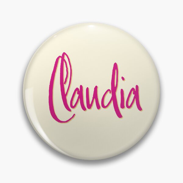 Artikelvorschau, CLAUDIA personalisiertes Schriftdesign entworfen und verkauft von CharlottePlaceArt.