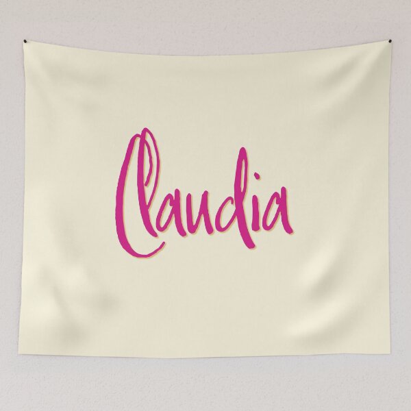 Item preview, CLAUDIA personalized type design designed and sold by CharlottePlaceArt.