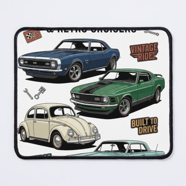 Item preview, Classic Muscle & Retro Cruisers Graphic designed and sold by LunaVales.