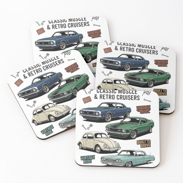 Item preview, Classic Muscle & Retro Cruisers Graphic designed and sold by LunaVales.