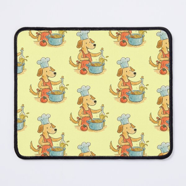 Item preview, Dog Cook Spaghetti Pasta Kitchen Saying designed and sold by Mauswohn.