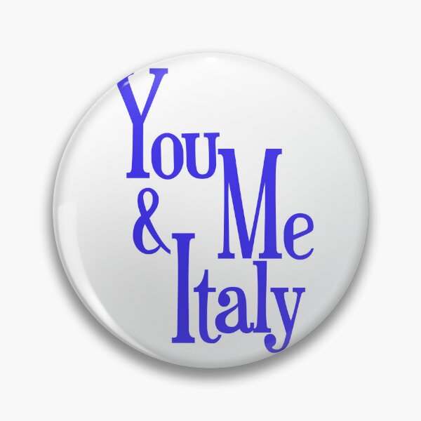 Item preview, You Me and Italy – Romantic Italy Lover Blue Design designed and sold by EmeraldeaArt.