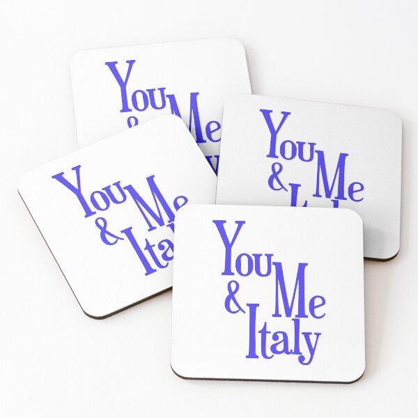 Item preview, You Me and Italy – Romantic Italy Lover Blue Design designed and sold by EmeraldeaArt.
