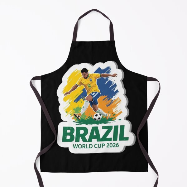 Item preview, Brazil World Cup 2026 Soccer Player Flag Sticker designed and sold by PACS0011.