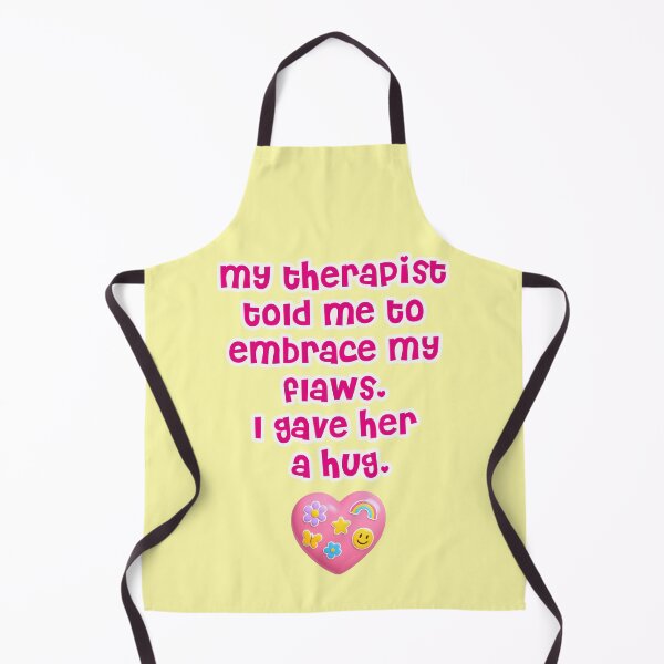 Item preview, Embrace Your Flaws Therapist Hug Saying designed and sold by Mauswohn.