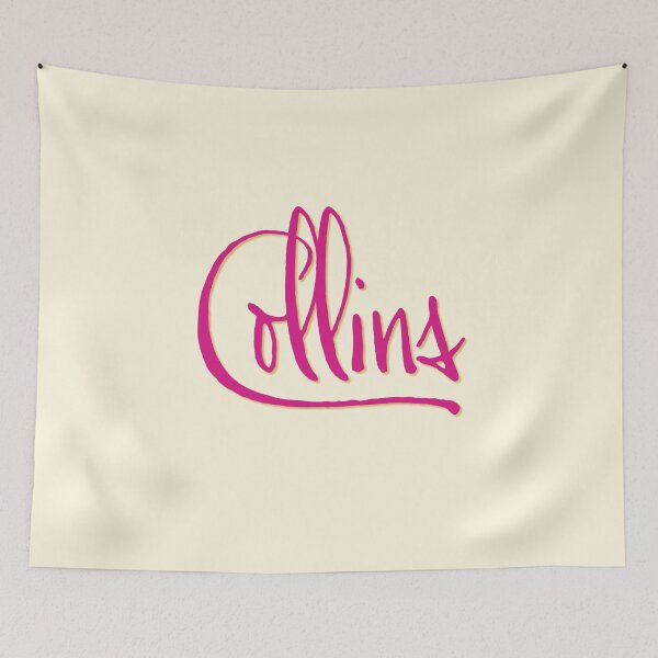 Item preview, COLLINS personalized type design designed and sold by CharlottePlaceArt.