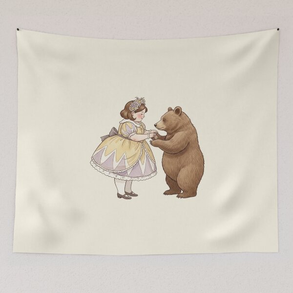 Item preview, A Gentle Dance with a Little Bear designed and sold by Pasteltone.