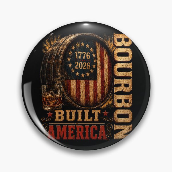 Item preview, Bourbon Vintage Built America Patriotic Whiskey 250 Years designed and sold by schoolofbullies.