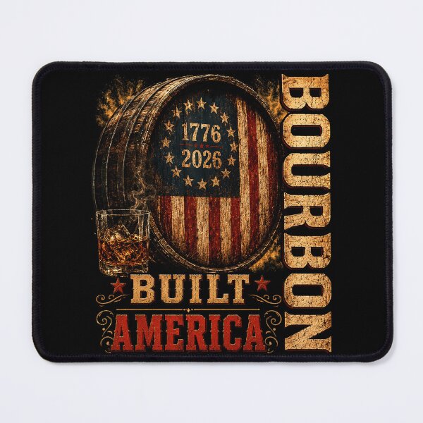 Item preview, Bourbon Vintage Built America Patriotic Whiskey 250 Years designed and sold by schoolofbullies.