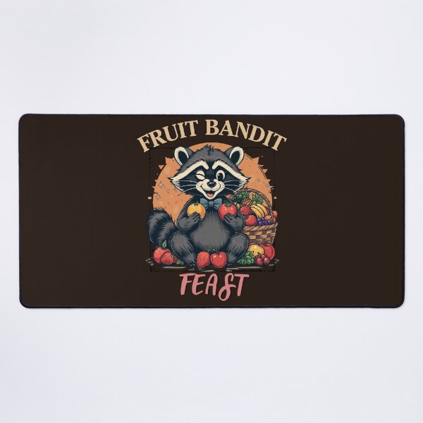 Item preview, Cute Raccoon Fruit Bandit Feast Vintage Funny Animal Food Lover T-Shirt designed and sold by HOUSE OF TIST.