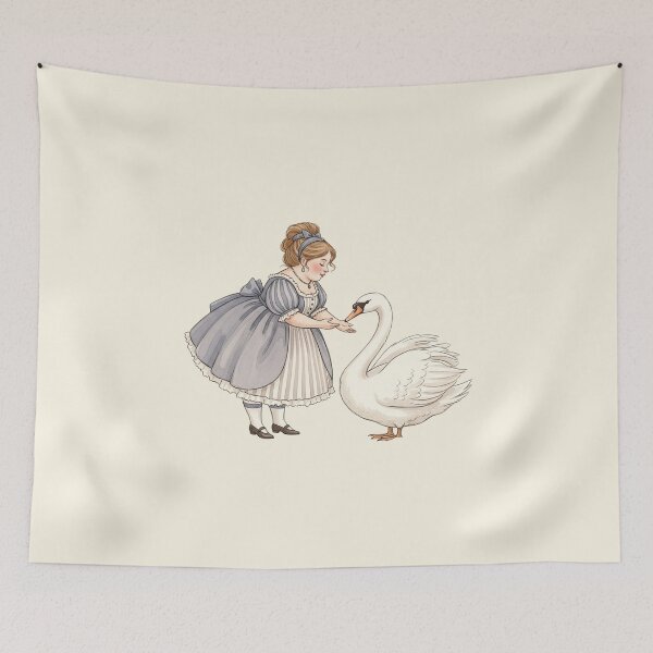 Item preview, A Graceful Meeting with a Swan designed and sold by Pasteltone.