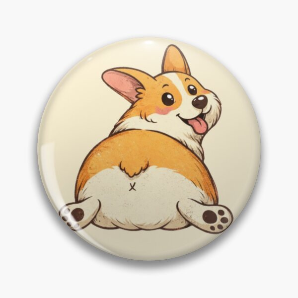 Item preview, Cute Corgi Butt Happy Puppy designed and sold by 0606PM.